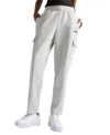 Puma Wardrobe Essentials Women's Straight Pintuck Pants In Light Gray Heather