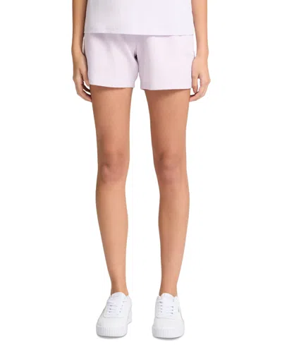 Puma Women's Essential Drycell Woven 5" Pull-on Shorts In Purple