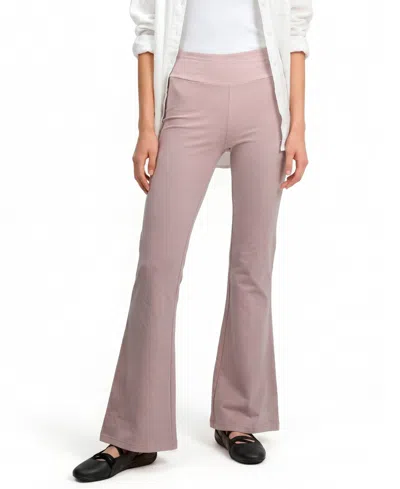 Puma Women's Essential High-waist Flare-leg Leggings In Misty Pink