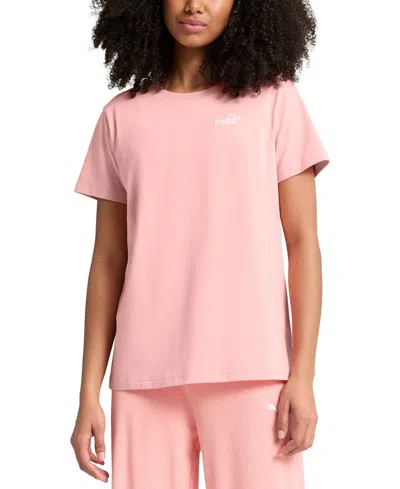 Puma Women's Essential Small Logo T-shirt In Pink
