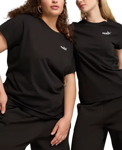 Puma Women's Essential Small Logo T-shirt In  White
