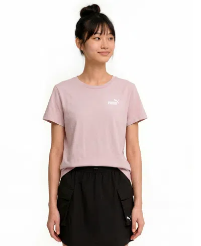 Puma Women's Essential Small Logo T-shirt In Pink