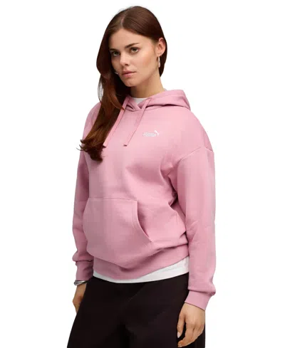 Puma Women's Essential Small No. 1 Logo Hoodie In Pink