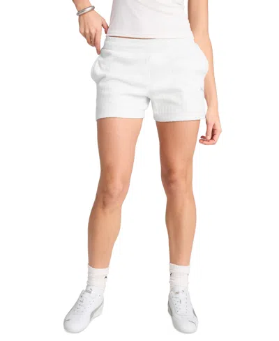 Puma Women's Essential Solid-color Pointelle 4" Shorts