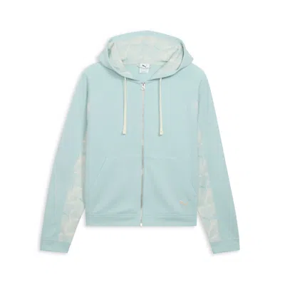 Puma Women's Essentials Graphic Full-zip Hoodie In Multi