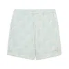 Puma Essentials Graphic Women's High-rise 5" Shorts In Blue