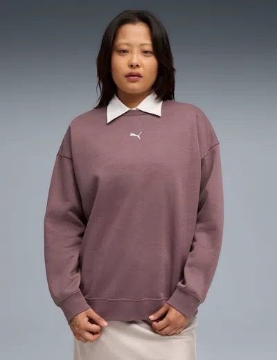 PUMA PUMA WOMEN'S ESSENTIALS OVERSIZED CREW
