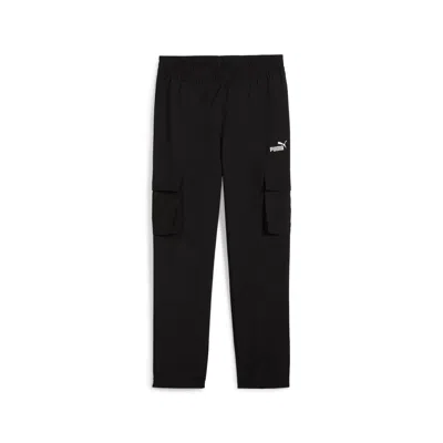 Puma Women's Essentials Small No. 1 Logo Cargo Pants In Black