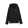 Shop Puma Women's Evostripe Full-zip Hoodie In Black