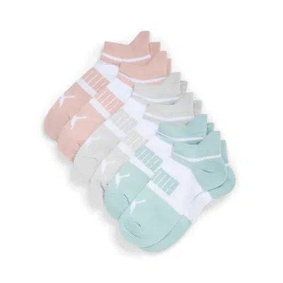 Puma Women's Terry Low-cut Socks (6 Pairs) In Assorted Colours