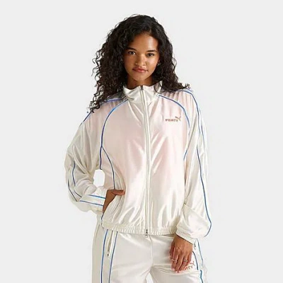 Puma Women's Fenty X T7 Piping Track Jacket In White