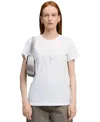 Puma Scuderia Ferrari Shield Graphic Tee In White, Women's At Urban Outfitters In White