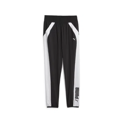 Puma Women's Fit Woven Training Jogger In Black