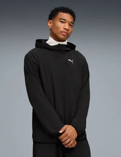 Puma Women's Flex Stretch Woven Jacket In Black