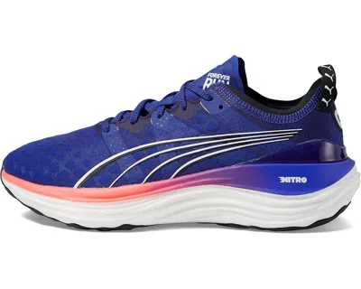 Puma Women's Foreverrun Nitro Running Shoes In Lapis Lazuli/sunset Glow In Blue