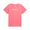 Puma Graphics Block Letters Women's T-shirt In Multi