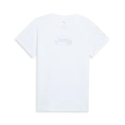 Puma Women's Graphics Garden Tee In White
