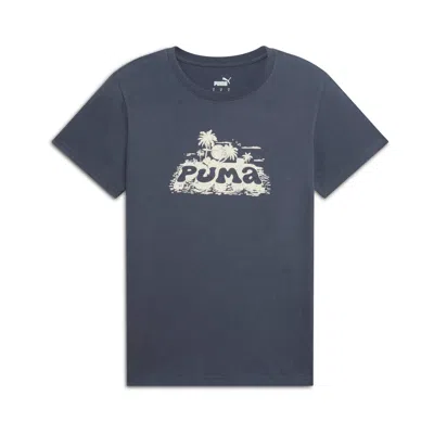 Puma Women's Graphics Summer Tee Us Women In Blue