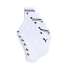Puma Women's Half-terry Low Cut Crew Socks (3 Pairs) In White / Black
