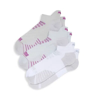 Puma Women's Half-terry Low Cut Socks (3 Pairs) In Assorted Colours