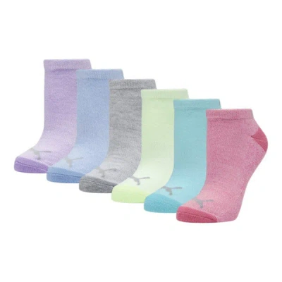 Puma Women's Half-terry Low Cut Socks (3 Pairs) In Medium Pink