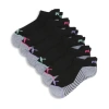 Puma Women's Half-terry Low Cut Socks (6 Pairs) In Black / Pink