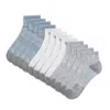 Puma Women's Half-terry Quarter Length Crew Socks (6 Pairs) In Multi