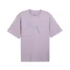 Puma Her Women's T-shirt In Purple