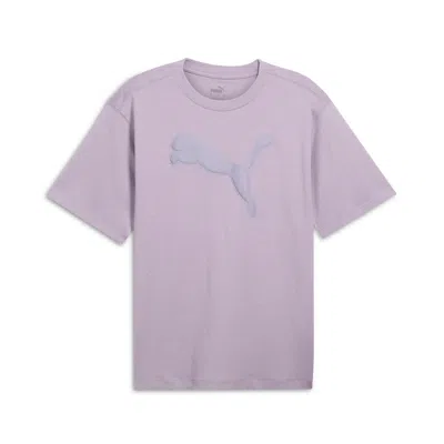 Puma Her Women's T-shirt In Pale Plum