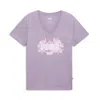 Puma In Full Bloom Women's T-shirt In Purple