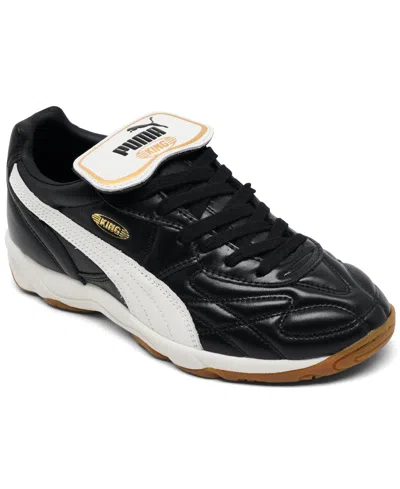 Puma Women's King Indoor Casual Sneakers From Finish Line In Black