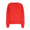 Puma Women's Lightweight Crewneck Sweatshirt Infuse Crewneck Burnt Red In Red