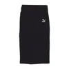 Puma Women's Long Skirt T7 Long Skirt Black In Black