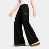 Puma Low Rise Popper Side Snap Pants In Black