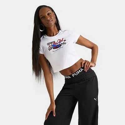 Puma Women's Motorsport Baby T-shirt In White