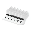Puma Women's Non-terry Sneaker-cut Socks [6-pack] In White / Black