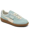 Puma Palermo Leather Sneaker In Light Blue,gum