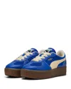 Puma Palermo Elevata Sneakers In Vivid Blue-haute Coffee