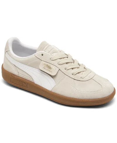 Puma Women's Palermo Leather Casual Sneakers From Finish Line In Cream