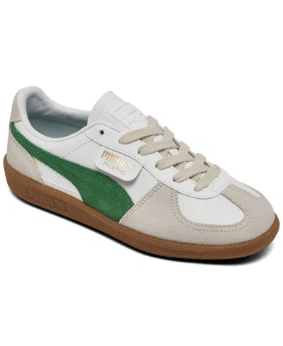 Puma Women's Palermo Leather Casual Sneakers From Finish Line In White