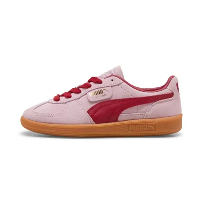 Puma Palermo Sneakers In Rose Mauve-dark Crimson