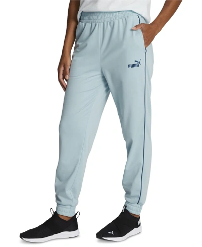 Puma Women's Piping Jogger Track Pants In Turquoise Surf