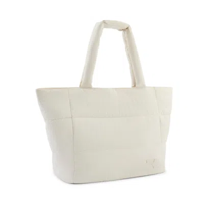 Puma Women's Plush Delux Tote Bag In White