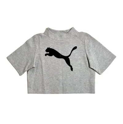 Puma Women's Pullover Evostripe Sweatshirt In Gray
