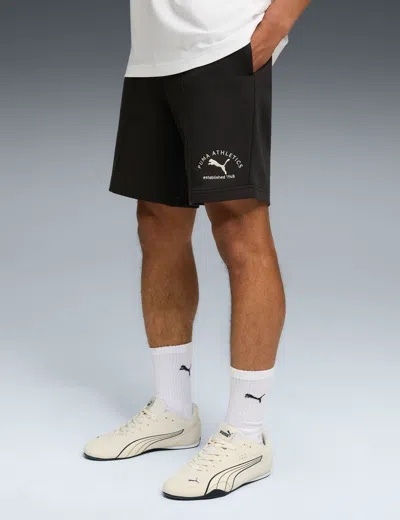 Puma Women's  Classics 8" Pintuck Short In Black
