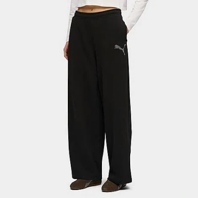 Puma Women's  Essentials Graphics Bedazzled Slouchy Pants In Multi
