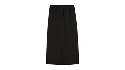 Pre-owned Puma Women's  Future.archive Zipoff Maxi Woven Skirt In Black