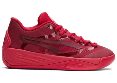 Pre-owned Puma Women's  Stewie 2 Ruby Sneakers In Urban Red/intense Red
