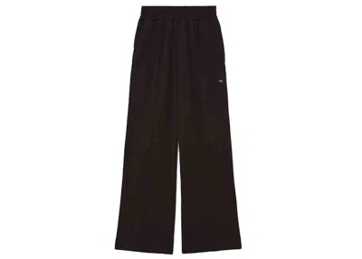 Pre-owned Puma Women's  X Ami W Wide Pants In Black