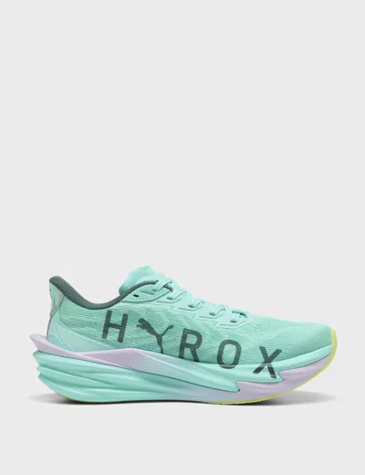 Puma Women's  X Hyrox Deviate Nitro 4 Running Shoes In Green